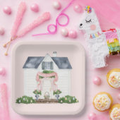 Spring | Happy Easter | House ペーパープレート (パーティー)