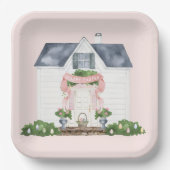 Spring | Happy Easter | House ペーパープレート (正面)