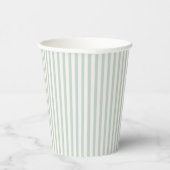 Spring Heritage Stripes | Muted Sage 紙コップ (右)