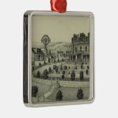 Spring Hillの農場、チェイス郡、カンザス メタルオーナメント (右)