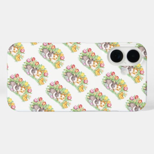 Spring Holiday Easter Bunny Case-Mate iPhoneケース (裏面 (横))