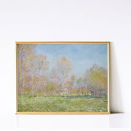 Spring in Giverny – Impressionist Landscape Art ポスター
