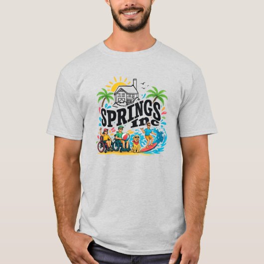 Spring Inc - 社員シャツ - スタッフTシャツ Tシャツ (正面)