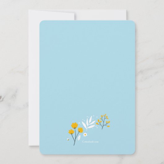 Spring Is Here 招待状 (裏面)