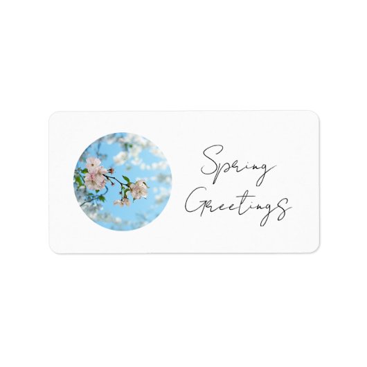 Spring Is in the Air ラベル (正面)