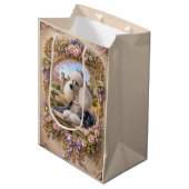 Spring Is In The Air, Poodle  ミディアムペーパーバッグ (正面アングル)