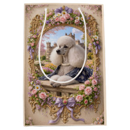 Spring Is In The Air, Poodle  ミディアムペーパーバッグ