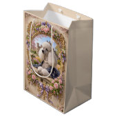 Spring Is In The Air, Poodle  ミディアムペーパーバッグ (裏面アングル)