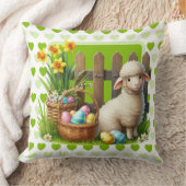 Spring Lamb クッション (ブランケット)