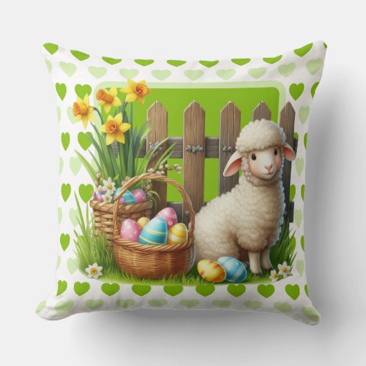 Spring Lamb クッション (正面)
