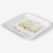 Spring Lamb Easter Brunch ペーパープレート (傾斜あり)