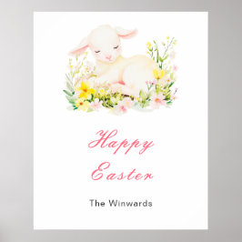 Spring Lamb Easter Brunch ポスター