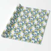 Spring Leaves Botanical Wrapping Paper ラッピングペーパー (アンロールド)