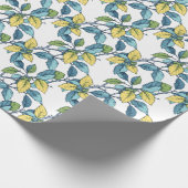 Spring Leaves Botanical Wrapping Paper ラッピングペーパー (角)