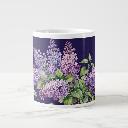 Spring lilacs Specialty Mug ジャンボコーヒーマグカップ (正面)