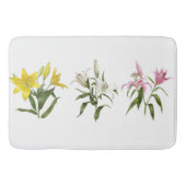Spring Lily Flower Garden バスマット (正面)
