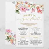 Spring Love In Bloom What's In Your Phone Game (正面/裏面)