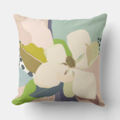 Spring Magnolia Color Blocks Florist  アウトドアクッション (正面)