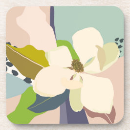 Spring Magnolia Color Blocks Florist  コースター