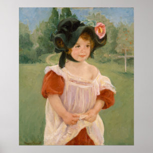 Spring: Margot Standing in a Garden   1900 ポスター