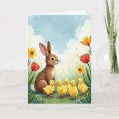 Spring Meadow Animal Card カード (正面)
