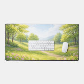 Spring Meadow Nature Mouse Pad デスクマット (キーボード&マウス)