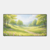 Spring Meadow Nature Mouse Pad デスクマット (正面)