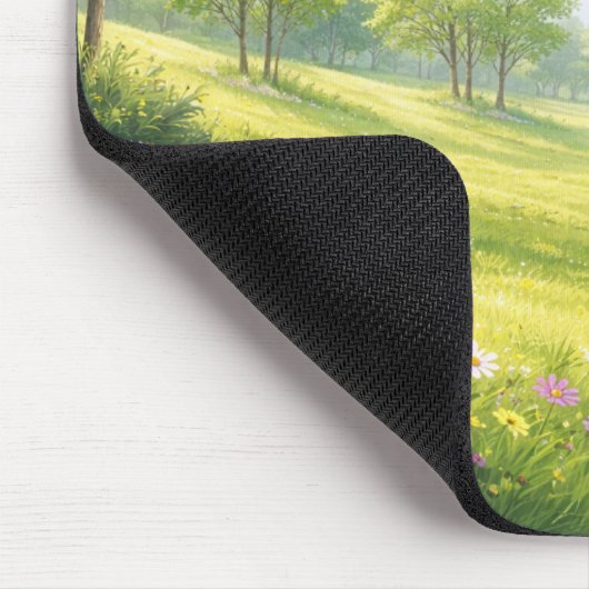Spring Meadow Nature Mouse Pad マウスパッド (コーナー)