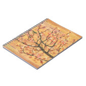 Spring Melody: Plum Blossom & Bush Warbler ノートブック (左側)