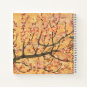 Spring Melody: Plum Blossom & Bush Warbler ノートブック (裏面)