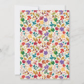 Spring Mustard Purple Meadow Engagement Party 招待状 (裏面)