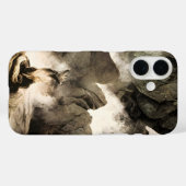 Spring Mystic Fox Misty Mountain Minimalist Zen Case-Mate iPhoneケース (裏面 (横))