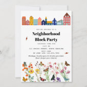 Spring Neighborhood BBQ Block Party 招待状 (正面)