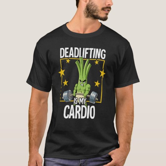 Spring Onion Gym Weight Training Deadlift 1 Tシャツ (正面)