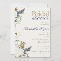 Spring or Winter floral Bridal Shower 