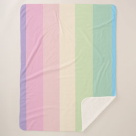 Spring pastel color scheme  シェルパブランケット