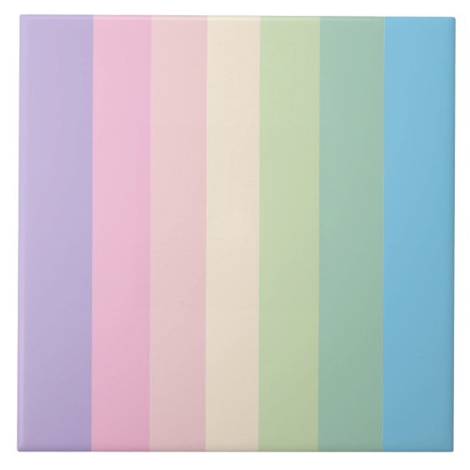 Spring pastel color scheme  タイル (正面)