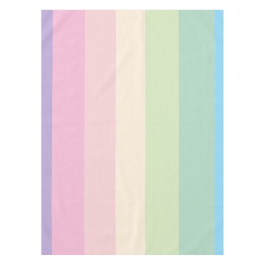 Spring pastel color scheme テーブルクロス (正面)