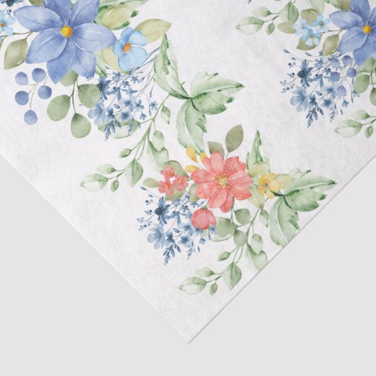 Spring Pastel Florals Decoupage Paper 薄葉紙 (詳細)