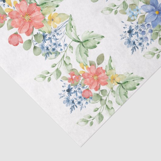 Spring Pastel Florals Decoupage Paper 薄葉紙 (詳細)
