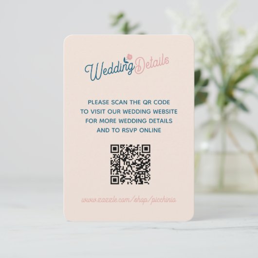 Spring Pastel Petals Enclosure Card エンクロージャーカード (スタンド正面)