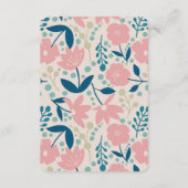 Spring Pastel Petals Enclosure Card エンクロージャーカード (裏面)