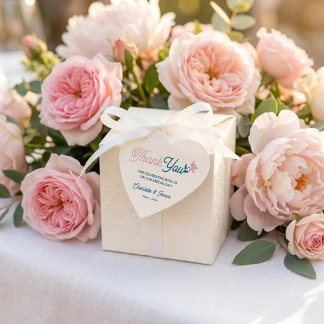 Spring Pastel Petals Favor Tags フェイバータグ