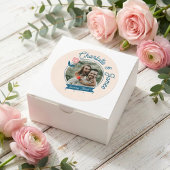 Spring Pastel Petals Sticker ラウンドシール