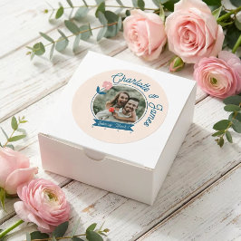 Spring Pastel Petals Sticker ラウンドシール