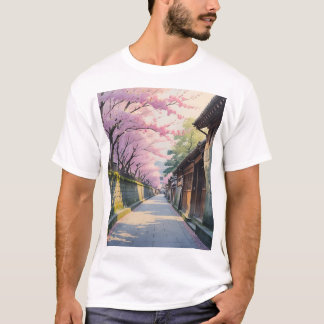 Spring Pathways of Kyoto Tシャツ