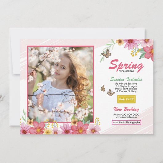 Spring Photography Mini Session Template (正面)