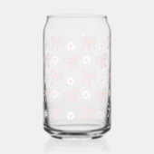 Spring Pink Bows & Daisy's Beverage Glass  ガラス缶 (裏面)