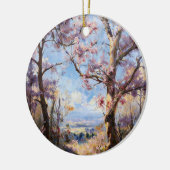 Spring Pink Tree Ornament セラミックオーナメント (左)