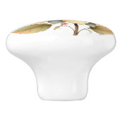 Spring Pink Yellow Garden Flower セラミックノブ (側面)